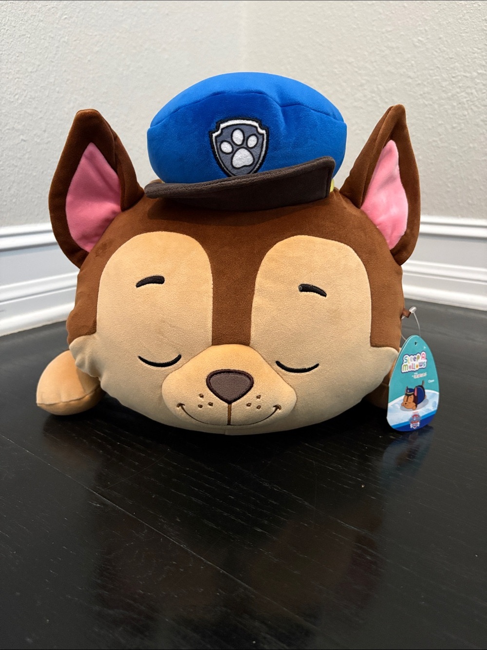 Sleepamallows by Squishmallows - PAW Patrol 18" Jumbo Plush Chase